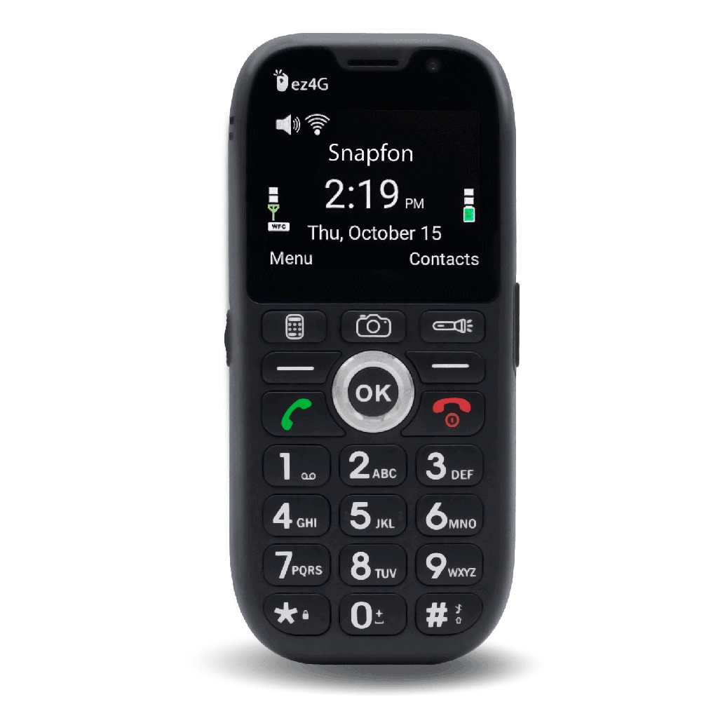 Snapfon EZ Bar 4G 4GB Black - [New]