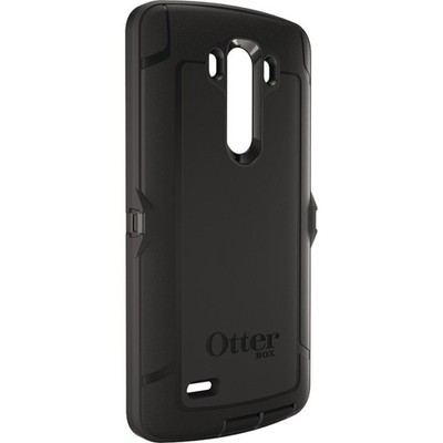 Otterbox Lg G3 Defender Series Case With Belt Clip Holster - Retail Packaging - Black
