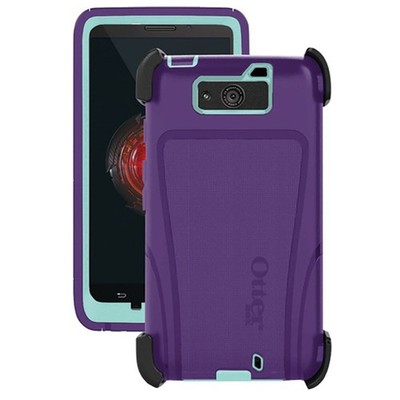 Otterbox Defender Series Case For Motorola Droid Ultra - Retail Packaging - Blue/Purple