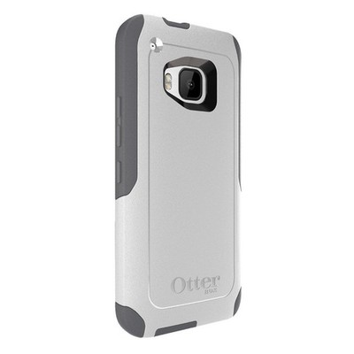Otterbox Commuter Series Case For Htc One M9 - Retail Packaging - Glacier (White/Gunmetal Grey)