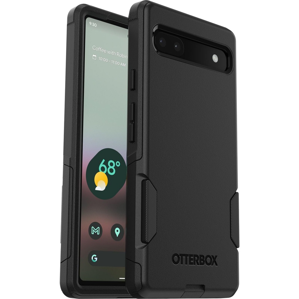 Otterbox Commuter Case For Google Pixel 6a, Shockproof, Drop Proof, Rugged, Protective Case, 3x Tested To Military Standard, Antimicrobial Protection, Black