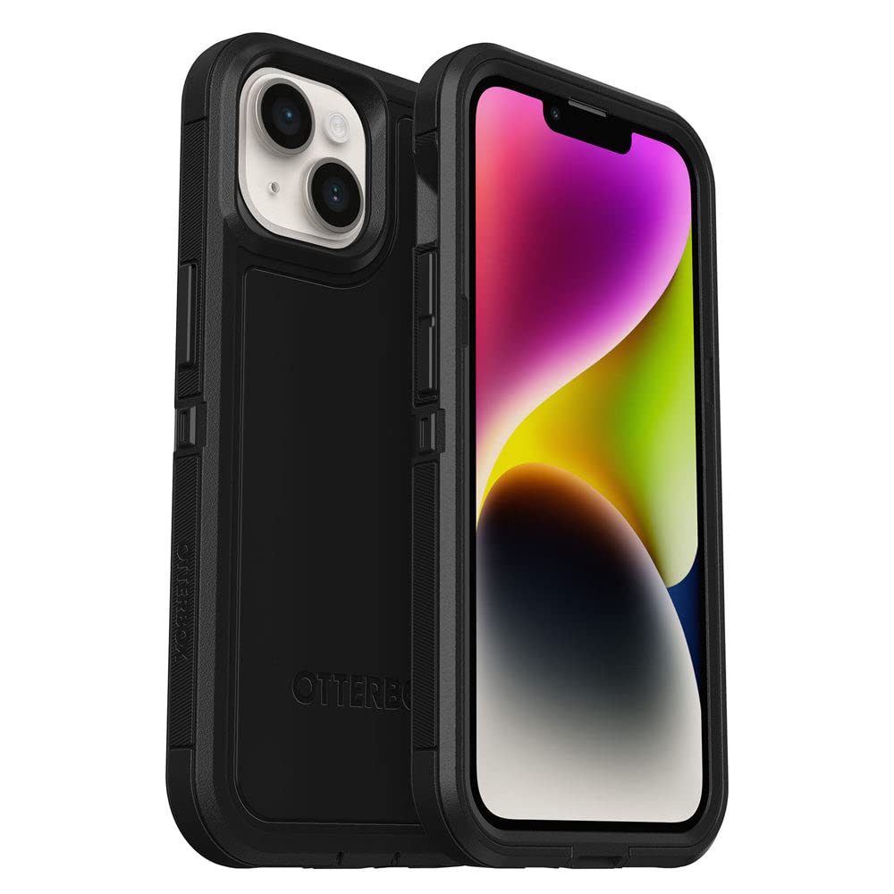 Otterbox Apple Iphone 14 / Iphone 13 Defender Series Xt Case With Magsafe - Black (77-89797), Multi-Layer, Port & 5x Military Standard Drop Protection