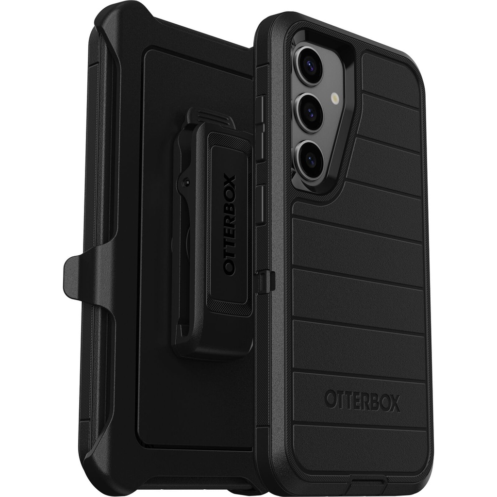 Otterbox Samsung Galaxy S24 Defender Series Pro Case - Black, Rugged & Durable, With Port Protection, Includes Holster Clip Kickstand