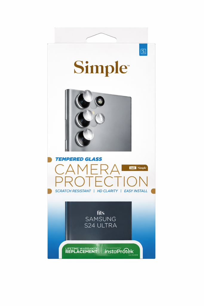Simple Camera Protection For Samsung S24 Ultra (Only)