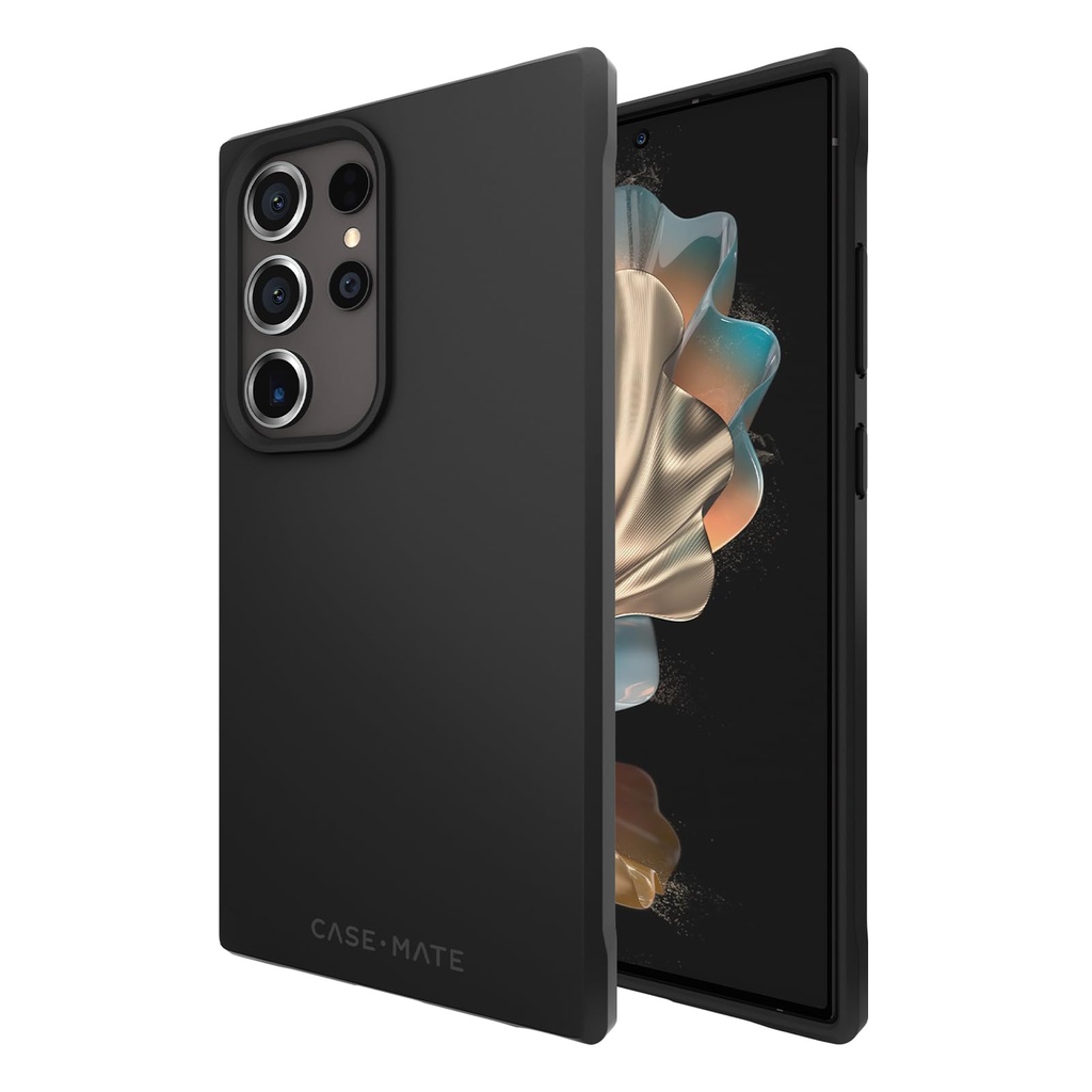 Case-Mate Samsung Galaxy S24 Ultra Case [6.8”] [12ft Drop Protection] [Wireless Charging] Tough Black Phone Case For Samsung Galaxy S24 Ultra -Anti-Scratch Tech, Shock Absorbing Materials And Slim Fit