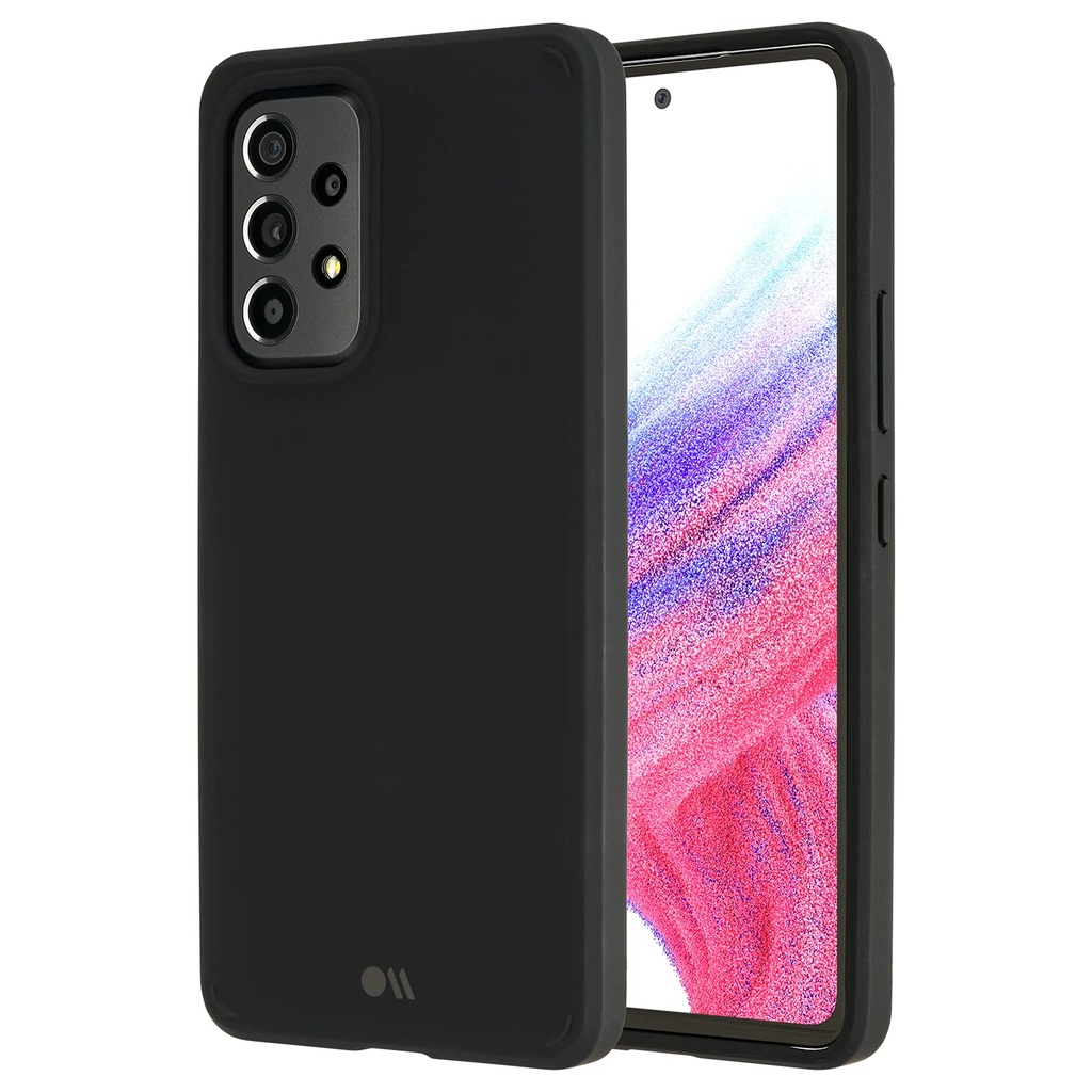 Case-Mate Tough Black Case Protective Cover For Samsung Galaxy A53 5g Case Black [Shockproof A53 Case | 10 Ft Drop Protection | Designed For Samsung Certified] - Black