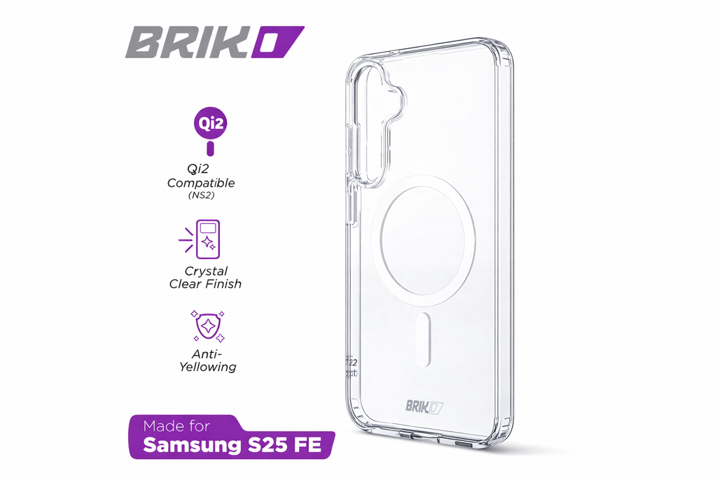 Brikd Samsung S25fe Clear Case
