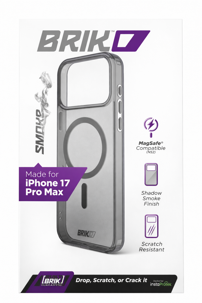 Brikd - Iphone 17 Pro Max (Only) Smoke Clear Case
