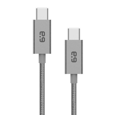 Puregear Braided Usb-C To Usb-C Cable (10ft), Power Delivery Charger Cord For Iphone 17, 17pro, 17promax,16, 15, Macbook, Ipad Pro 2020, Galaxy S25/S24/S23/S22ultra, Pixel10/9/8/7, &More Usbc Devices