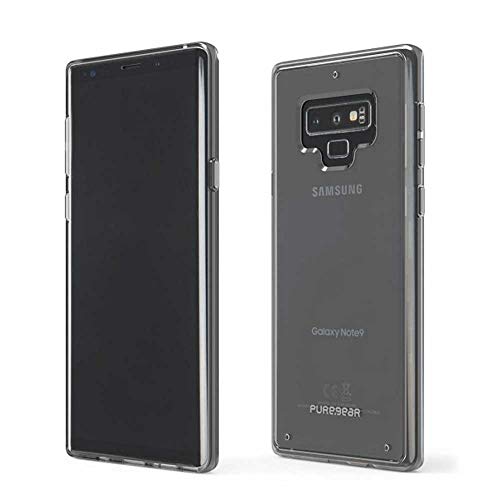 Puregear Slim Shell Case For Samsung Galaxy Note 9, Ultra-Thin And Sleek, Flexible And Durable, Protective Snap-On Case, Functional Metal Buttons (Clear)
