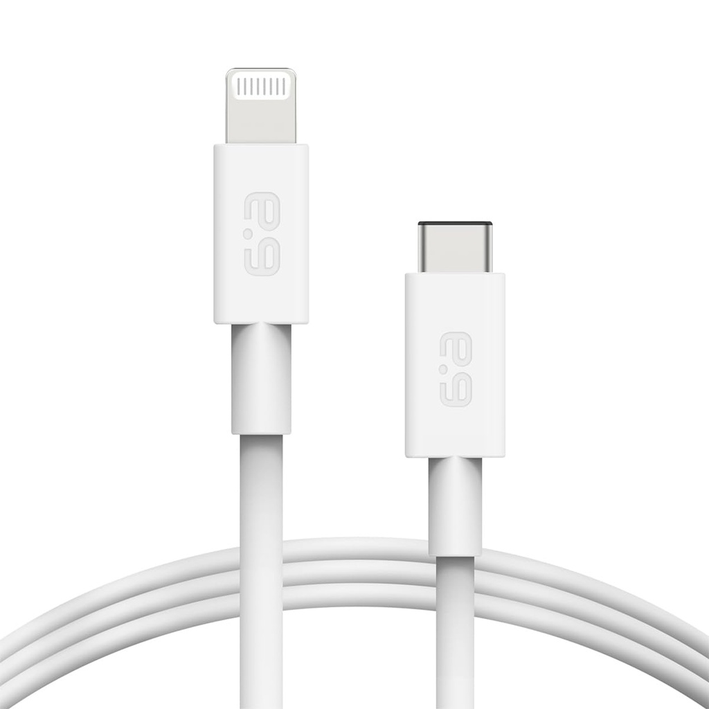 Puregear Usb C To Lightning Cable, Apple Mfi Certified Charging Data Sync Cable Support Power Delivery And Type C Chargers For Iphone 13,12,11,Xs,Xr,X,Se, Airpods Pro, Ipad, White (4 Ft)