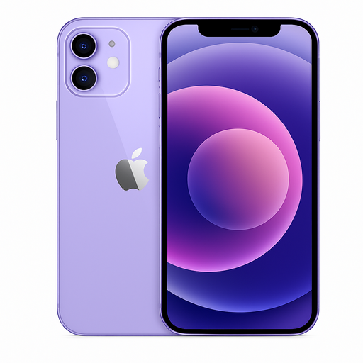 [APL.A2172.64.PR.B.U.GEN.FF.0.0.3] Apple A2172 - iPhone 12 64GB - Purple - (Very Good Condition) - Unlocked