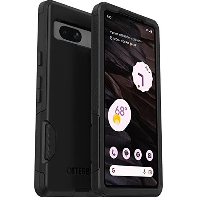 [840304724260] Otterbox Google Pixel 7a Commuter Series Case - Black, Slim & Tough, Pocket-Friendly, With Port Protection