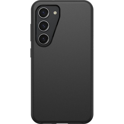 [840304713172] Otterbox Galaxy S23 Symmetry Series Case - Black, Ultra-Sleek, Wireless Charging Compatible, Raised Edges Protect Camera & Screen