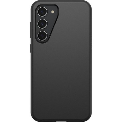 [840304713042] Otterbox Galaxy S23+ Symmetry Series Case - Black, Ultra-Sleek, Wireless Charging Compatible, Raised Edges Protect Camera & Screen