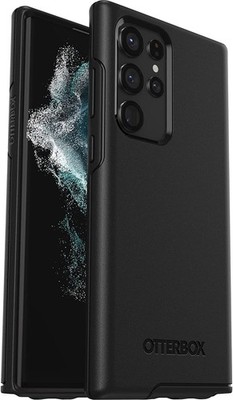 [840104295960] Otterbox Symmetry Series Case For Samsung Galaxy S22 Ultra (Not S22/Plus) Non-Retail Packaging, Black