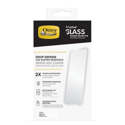 [840262385275] Otterbox Trusted Glass Screen Protector For Iphone 14, Iphone 13 & Iphone 13 Pro, Flawless Touch Response, Fingerprint Resistant, Precision Fit, Vibrant Clarity