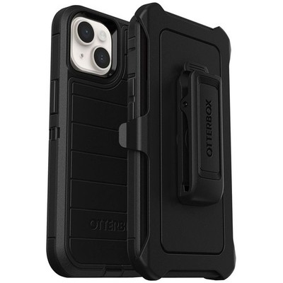 [840262382991] Otterbox Defender Series Screenless Edition Case For Iphone 14 & Iphone 13 (Only) - Holster Clip Included - Microbial Defense Protection - Non-Retail Packaging - Black