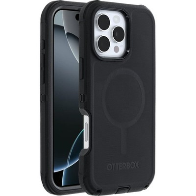 [840304768653] Otterbox Iphone 16 Pro Max Defender Series Case - Black (Single Unit Ships In Polybag)