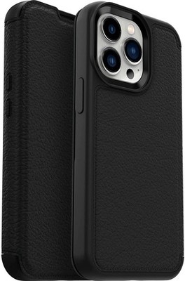 [840104289402] Otterbox Iphone 13 Pro (Only) Strada Series Case - Shadow, Card Holder, Genuine Leather, Pocket-Friendly, Folio Case