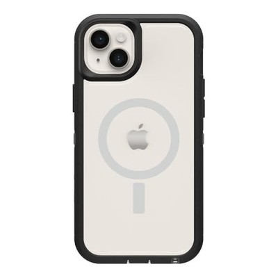 [840304700417] Otterbox Defender Series Xt Case With Magsafe For Clear Iphone 14 Plus, Black Crystal