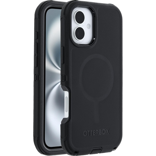 [840304768387] Otterbox Iphone 16 Plus Defender Series Case - Black (Single Unit Ships In Polybag)