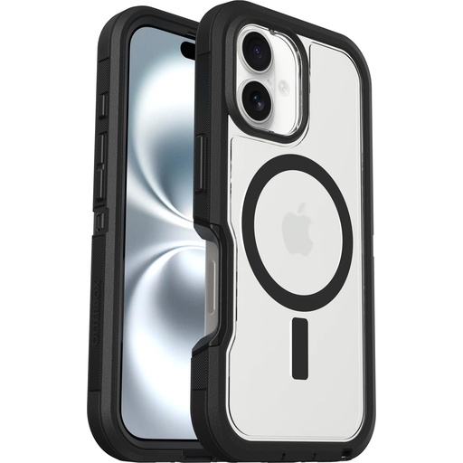 [840304769063] Otterbox Iphone 16 Defender Series Xt Clear Case - Dark Side (Single Unit Ships In Polybag)