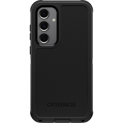 [840304779895] Otterbox Samsung Galaxy S24 Fe Defender Series Case - Black, Rugged & Durable, With Port Protection