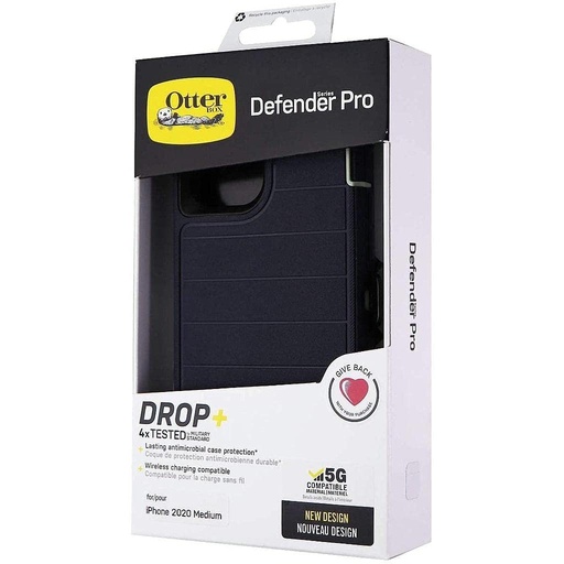[840104286142] Otterbox 77-85473 Defender Series Pro Black Rugged Case For Iphone 13