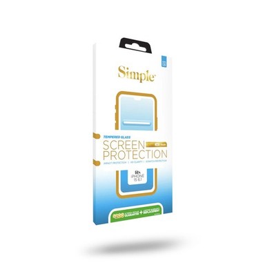 [810135810319] Simple - Tempered Glass Screen Protector For Iphone 15 / 15 Pro
