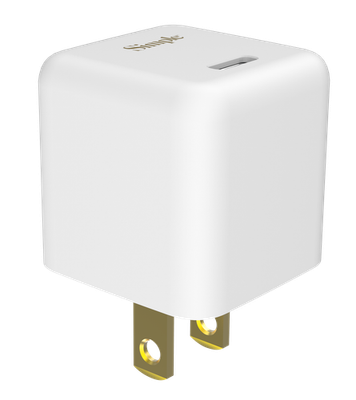 [814238029494] Simple 30w Single Usb-C Wall Charger