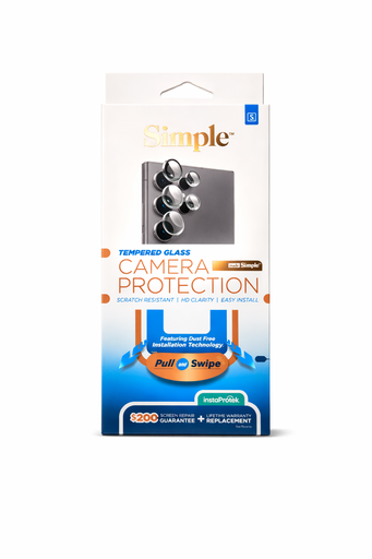 [810135816458] Simple Tempered Glass Camera Protector (Fits Samsung S25 Plus Only)