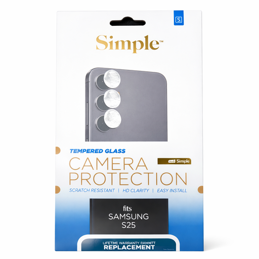 [810135816441] Simple Camera Protection For Samsung S25 (Only)