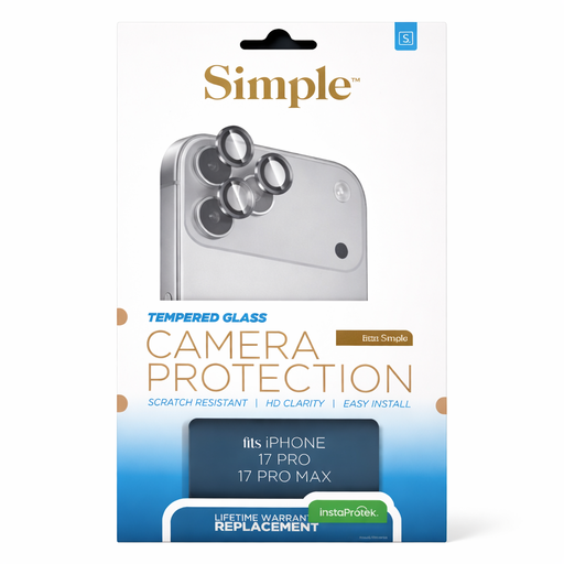 [810135819411] Simple Camera Protection Fro Iphone 17pro And 17 Pro Max (Only)
