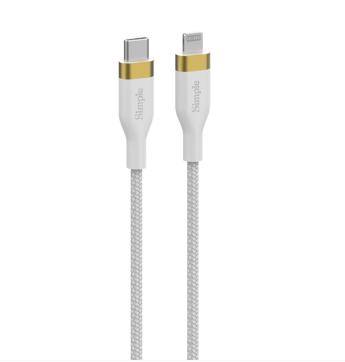 [810135810081] Simple 10 Ft - Usb-C Cable With Lightning Connector