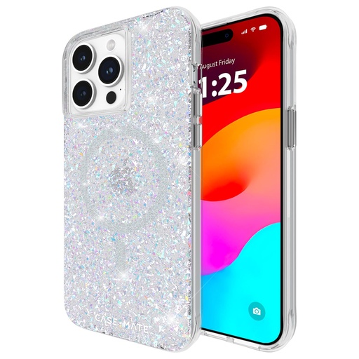 [840171729924] Case-Mate Iphone 15 Pro Max Case For Women - Compatible With Magsafe - 12ft Drop Protection - 6.7" Stylish Magnetic Case For Iphone 15 Pro Max - Shockproof, Anti-Scratch Phone Cover - Twinkle Disco
