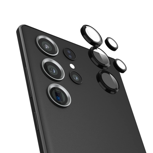 [840171727760] Case-Mate - Samsung Galaxy S23 Ultra Camera Lens Protector W/ Metal Rings - 9h Tempered Glass - Durable Anti-Scratch Tech & Anti-Shatter - Ultra Hd View With Night Shooting & Case Friendly, Easy Install