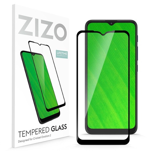 [888488332857] Zizo Tempered Glass Screen Protector For Cricket Ovation 2
