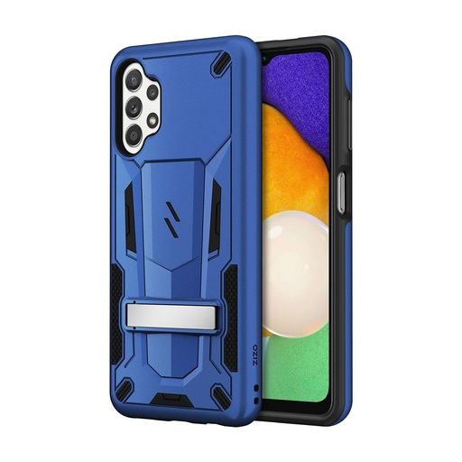 [888488336626] Zizo Transform Series For Galaxy A13 / A13 5g Case - Rugged Dual-Layer Protection With Kickstand - Blue