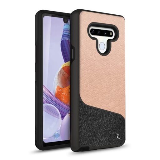 [888488325385] Lg Stylo 6 Zizo Division Series Case – Saffiano Blush (110341)