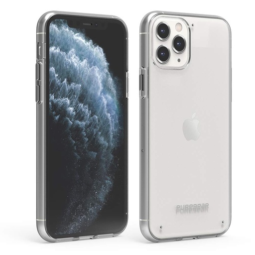 [818719029027] Puregear Slim Shell Case For Apple Iphone 11 Pro, Ultra-Thin And Sleek, Flexible And Durable, Protective Snap-On Case, Functional Metal Buttons (Clear)