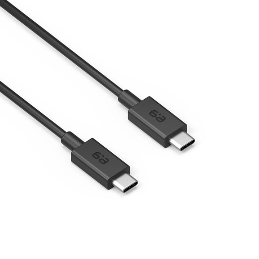 [818719027658] Puregear Usb-C To C Cable (6ft) With Power Delivery For Apple Iphone 15, 15 Plus, 15 Pro, 15 Pro Max, Galaxy, Pixel Phones, Type C Laptops, & More Usb-C Devices - Black