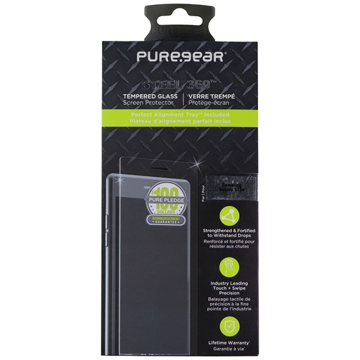 [818719027115] Puregear Steel 360 Tempered Glass Screen Protector (With Installation Tray) For The Samsung Galaxy S10e